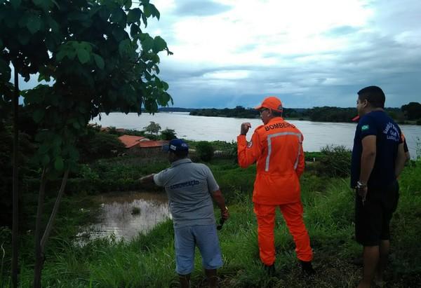 Defesa Civil e Corpo de Bombeiros alertam famílias sobre risco de inundação em Luzilândia, no Piauí.(Imagem:Divulgação/ Prefeitura de Luzilândia)
