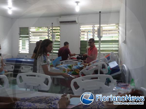 Projeto Sorriso Largo leva alegria a Hospital de Floriano.(Imagem:FlorianoNews)