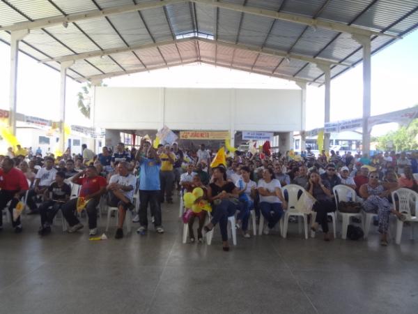 Homologada em convenção a candidatura de Gilberto Jr e Salomão Holanda.(Imagem:FlorianoNews)