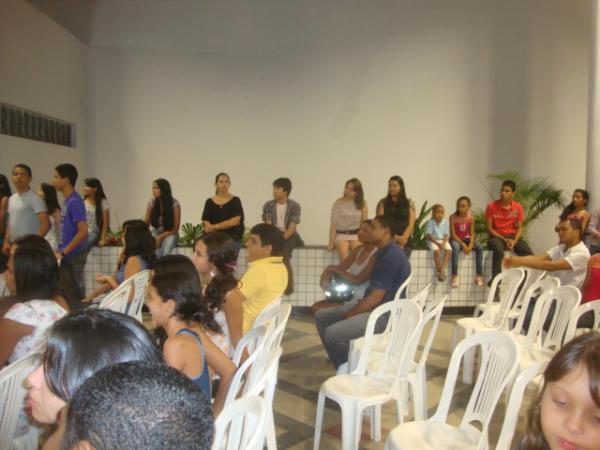 Lançamento do Selo da Escola. (Imagem:FlorianoNews)