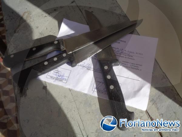 Plantão da PM registra roubo a transeunte e apreende armas em Floriano.(Imagem:FlorianoNews)