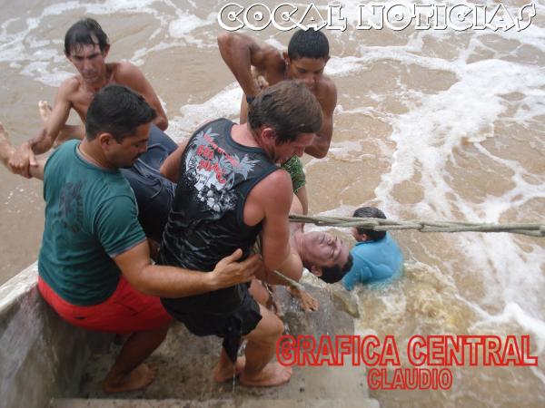 Pastor morre afogado tentando salvar o filho(Imagem:Cocal Noticias)