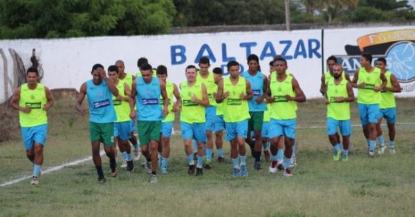 Equipe segue treinando forte para fazer frente aos favoritos no Piauiense 2016.(Imagem:Gilson Brito/Ascom Parnahyba)