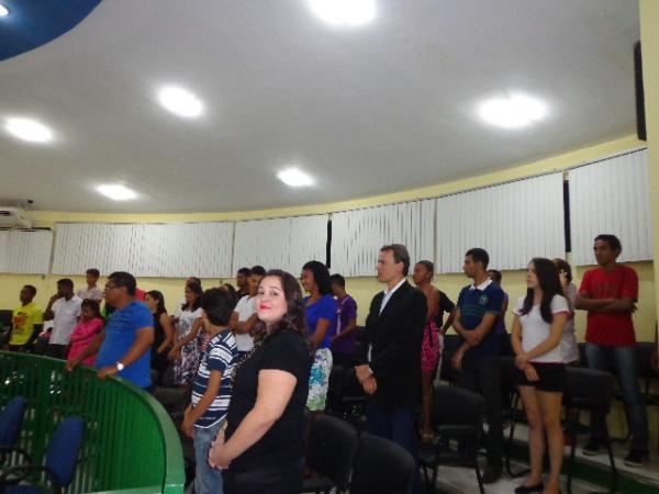 Igreja Adventista apresenta grupo de 'Desbravadores' para autoridades florianenses.(Imagem:FlorianoNews)