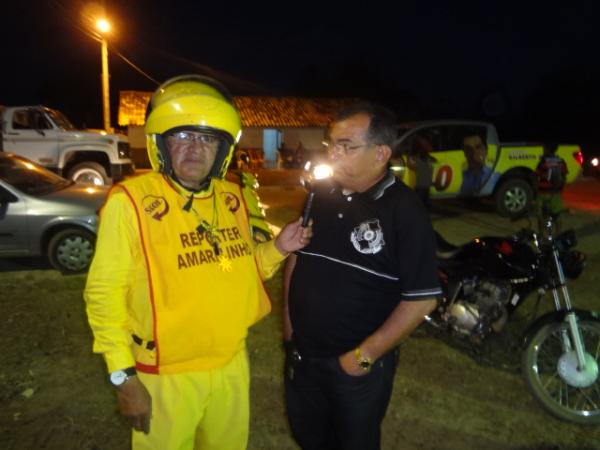 Gilberto Jr e Salomão Holanda prestigiaram os festejos no Tabuleiro do Mato.(Imagem:FlorianoNews)