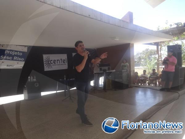 Amauri Jucá se apresentou na segunda edição do Projeto SESC Riso em Floriano.(Imagem:FlorianoNews)