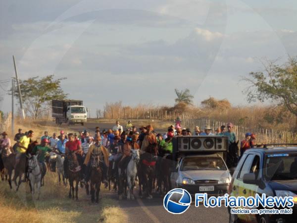 Realizada cavalgada e missa do vaqueiro durante festejo do bairro Guia.(Imagem:FlorianoNews)