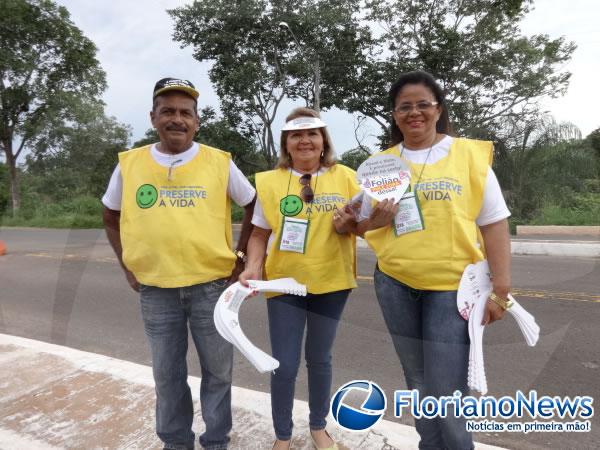 Detran-PI realiza campanha de prevenção de acidentes no Carnaval de Floriano.(Imagem:FlorianoNews)