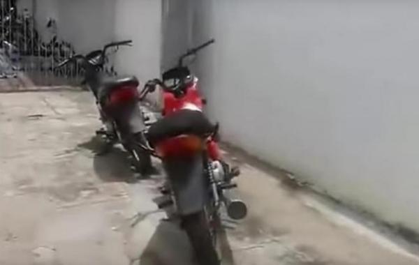 Motos apreendidas após roubos chegam a Floriano.(Imagem:Reprodução/Jc24horas)