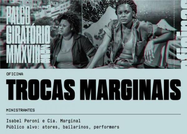 Teatro de Arena no SESC recebe Oficina Trocas Marginais.(Imagem:Divulgação)