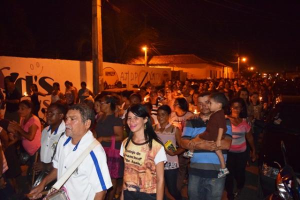 Prefeito Gilberto Júnior participou da festa religiosa.(Imagem:Secom)
