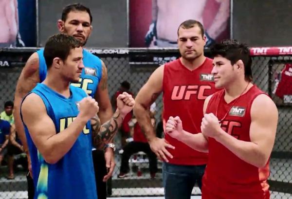 Reginaldo Vieira e Dileno Lopes no TUF Brasil 4.(Imagem:Reprodução)