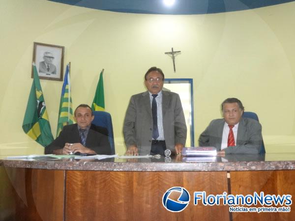 Vereadores: Flávio Henrique, Manoel Simplício e Carlos Antônio.(Imagem:FlorianoNews)