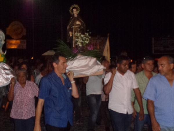 Gilberto Júnior participa da abertura dos Festejo do Padroeiro de Floriano.(Imagem:Waldemir Miranda)