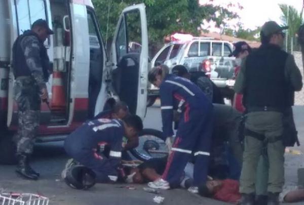 Eles praticavam assaltos desde sexta-feira, diz Rubens Lopes sobre dupla envolvida em acidente.(Imagem:Reprodução/Whatsapp)