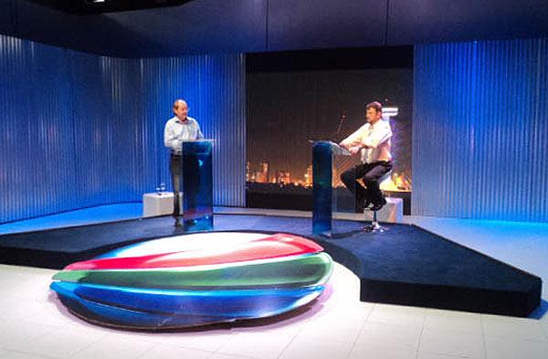 Silvio e Wilson frente a frente no debate da TV Meio Norte(Imagem:Divulgação)