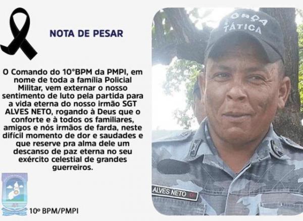 PM emite nota de pesar pela morte de capitão e sargento de Floriano.(Imagem:PM-PI)