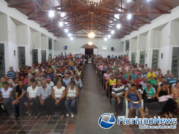 Missa de sétimo dia homenageia moto taxista Gecimar Vieira dos Santos(Imagem:FlorianoNews)