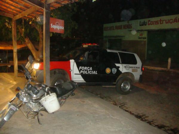 Chegada da Policia(Imagem:redação)