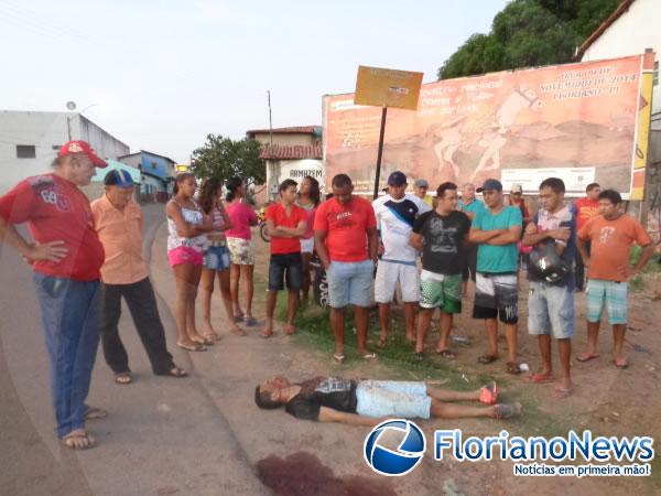 Jogador Edson Piauí morre assassinado nessa madrugada em Floriano.(Imagem:FlorianoNews)