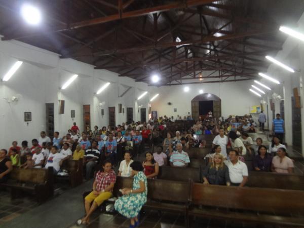 Terço dos Homens participou de festejo na Paróquia São José Operário.(Imagem:FlorianoNews)