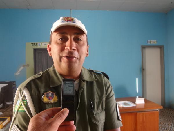 Subtenente Luiz Carlos Nunes(Imagem:FlorianoNews)