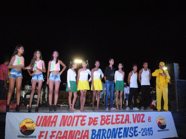 Uma Noite da Beleza, Voz, Dança e Elegância Baronense 2015.(Imagem:Pedro Lameu)