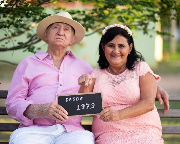 Aos 94 anos, homem realiza sonho da esposa de casar na igreja após quatro décadas juntos.(Imagem:Arquivo Pessoal)