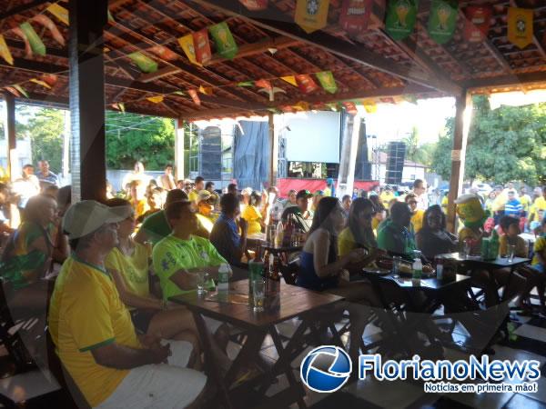 Torcedores de Floriano e Barão de Grajaú reagem com tristeza derrota do Brasil para a Alemanha.(Imagem:FlorianoNews)