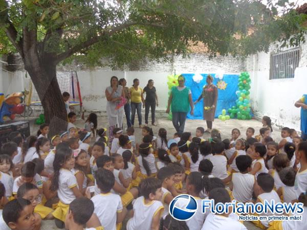 Escola Mega de Floriano realiza culminância de projeto ambiental.(Imagem:FlorianoNews)