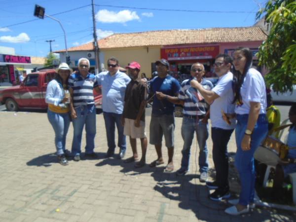 Parceria entre Meio Norte e Rádio Difusora é celebrada com atividade no centro de Floriano.(Imagem:FlorianoNews)