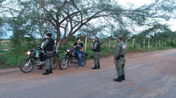 Polícia Militar realiza Operação Sossego em Floriano.(Imagem:Divulgação/PM)
