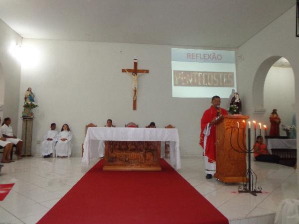 Igreja Santo Antônio, em Barão de Grajaú, celebra Pentecostes.(Imagem:FlorianoNews)