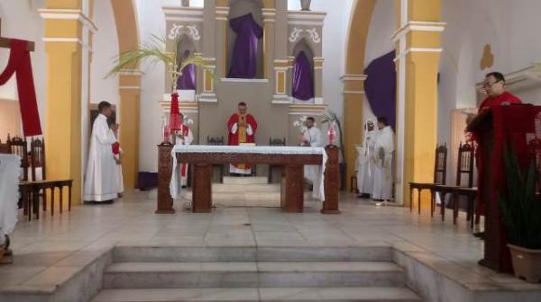 Bênção e Missa de Ramos abrem oficialmente a Semana Santa em Floriano.(Imagem:FlorianoNews)