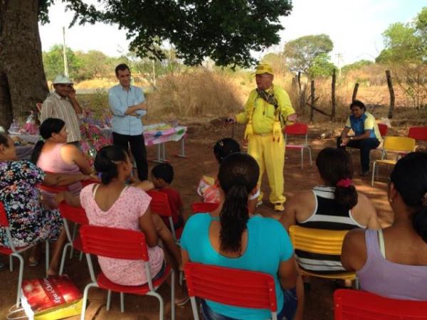 Prefeito participa do encerramento do curso de artesanato na comunidade Buqueirão.(Imagem:Secom)