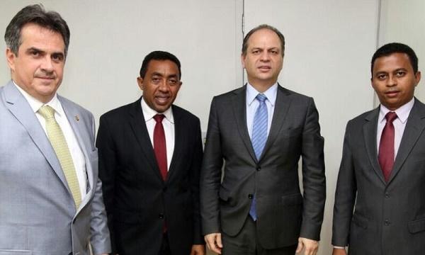 Ciro Nogueira, Joel Rodrigues, Ricardo Barros e Francisco Costa.(Imagem:ASCOM)