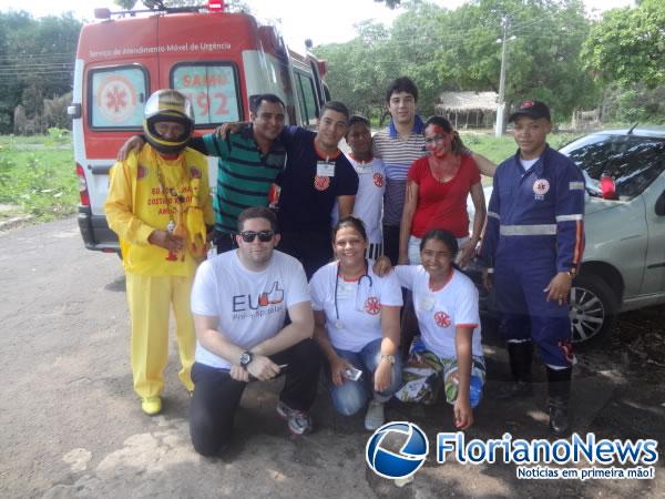 Socorristas do SAMU participam de treinamento em Floriano.(Imagem:FlorianoNews)