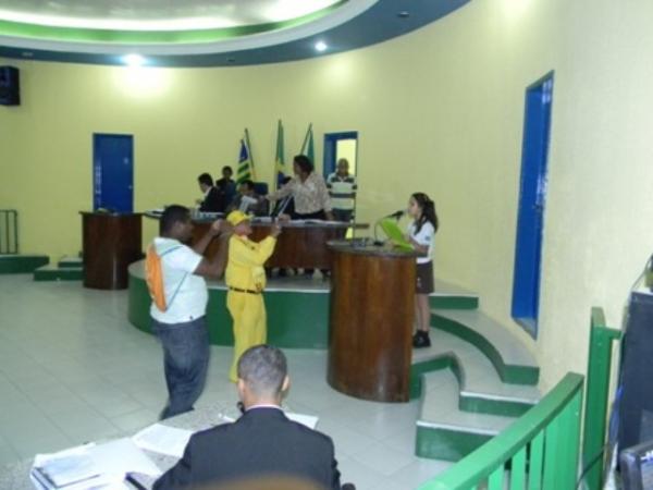 Pronunciamento da Escola Pequeno Príncipe na Câmara Municipal na sessão do dia 01 de março(Imagem:Escola Pequeno Príncipe )