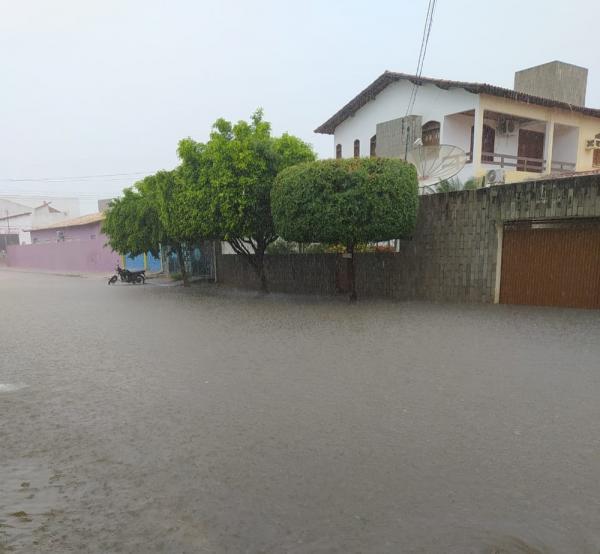 Rua Coronel Elpídio, Centro de Paulistana.(Imagem:Divulgação)