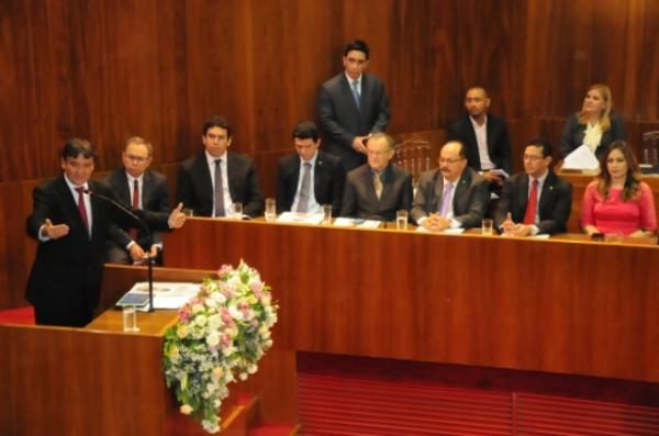 Mensagem na Assembléia(Imagem:Francisco Leal)