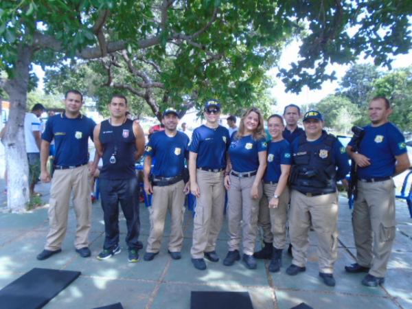 Efetivo da PRF participa de Teste de Aptidão Física em Floriano.(Imagem:FlorianoNews)