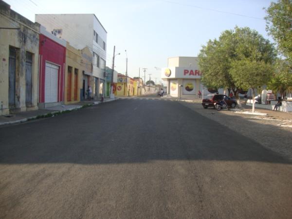 Centro de Floriano ás 6h da manhã(Imagem:redação)