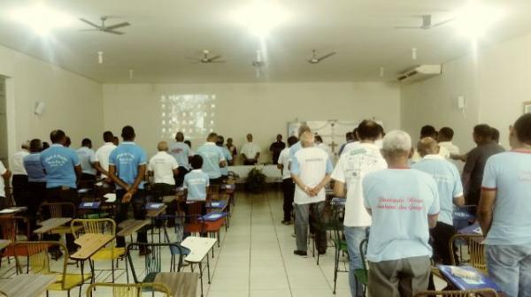 Floriano sedia V Congresso Diocesano Terço dos Homens Mãe Rainha.(Imagem:FlorianoNews)