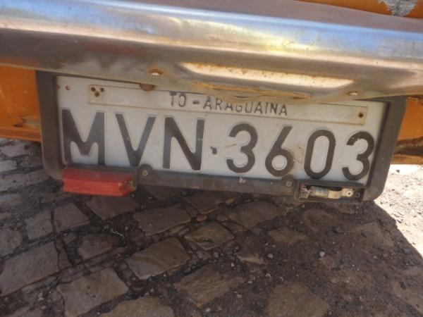 Placa do corcel abandonado(Imagem:Florianonews)