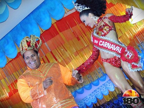 Concurso disputado elege os novos rei e rainha do carnaval de Teresina.(Imagem:180graus)