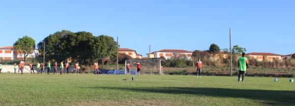 Treino do River-PI, no CT Afrânio Nunes.(Imagem:Joana Darc Cardoso)