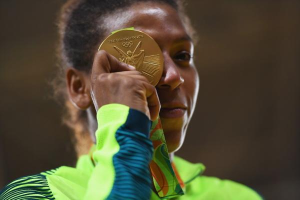 Rafaela Silva foi ouro na Rio 2016.(Imagem:AFP)