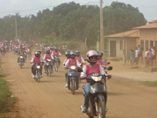 Realizado em Barão de Grajaú o I Rally das Charmosas.(Imagem: FlorianoNews)