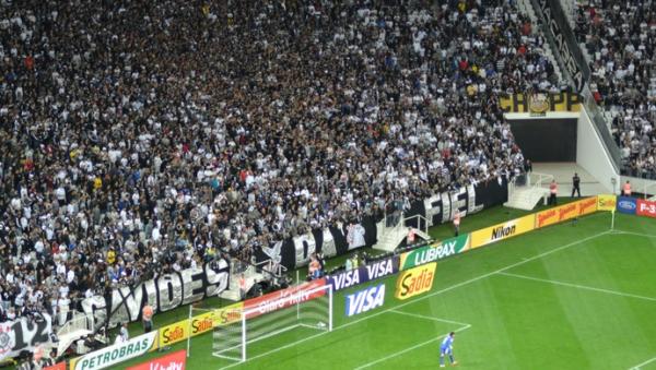 Setor das organizadas da Arena Corinthians não terá mais cadeiras.(Imagem:Filipe Rodrigues)