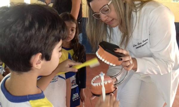 Saúde realiza palestra de prevenção em escola de Buriti dos Lopes.(Imagem:Cidadeverde.com)